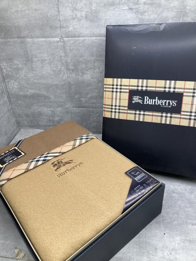 バーバリーの毛布の買取事例